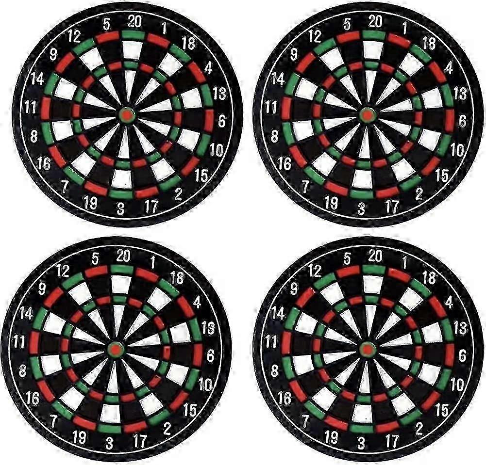 Set di bicchieri per sottobicchieri, 4 pezzi / set Sottobicchieri Dart Board, sottobicchieri per bevande per bar, caffè, casa, festa