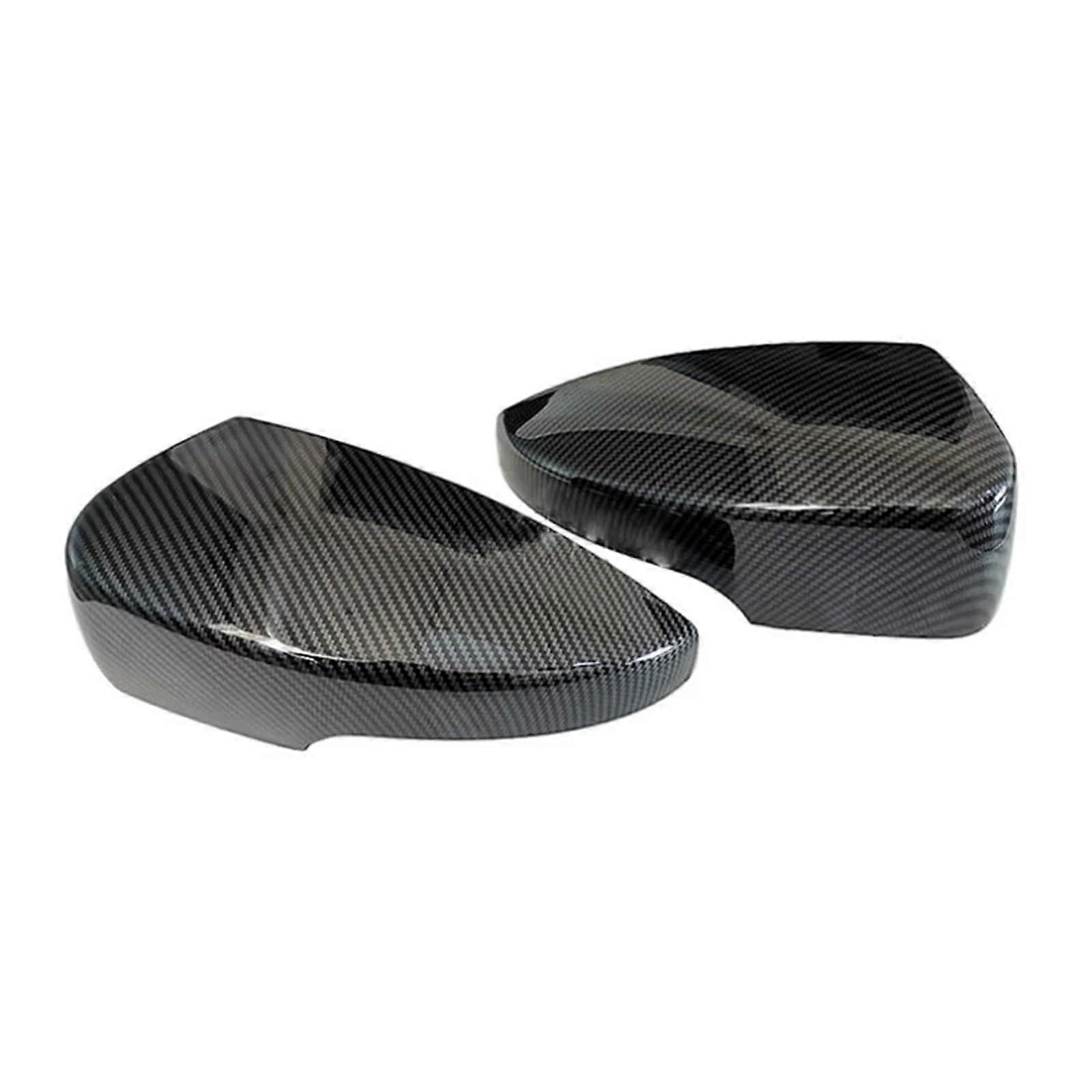 Rearview Side Mirror Cover Compatible For Kuga/Escape/Focus 2013-2018 MK3 US 2012-2018 Carbon Fiber Exterior Wing Cap