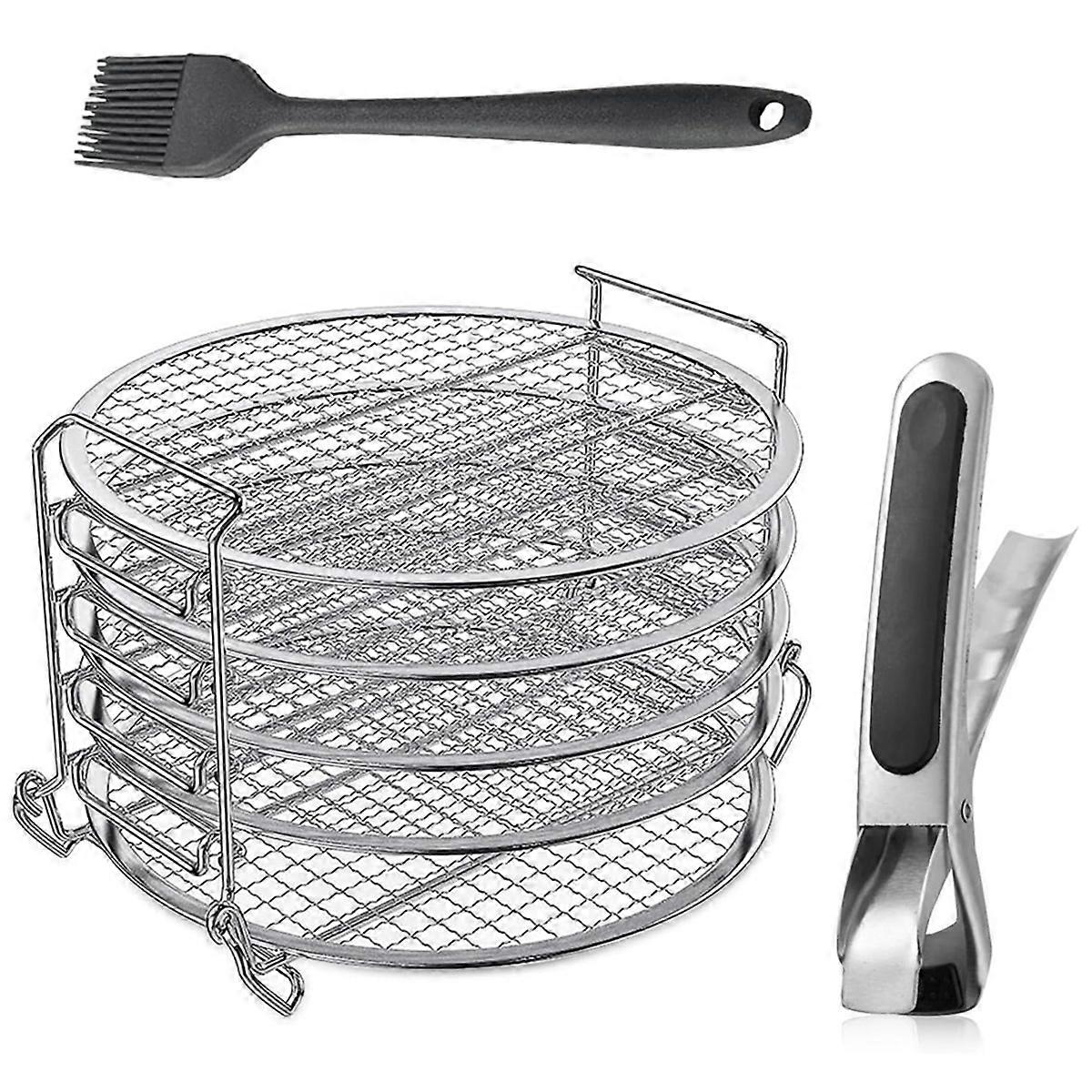 Stainless Steel Dehydrator Rack for Ninja Foodi 6.5& 8Qt