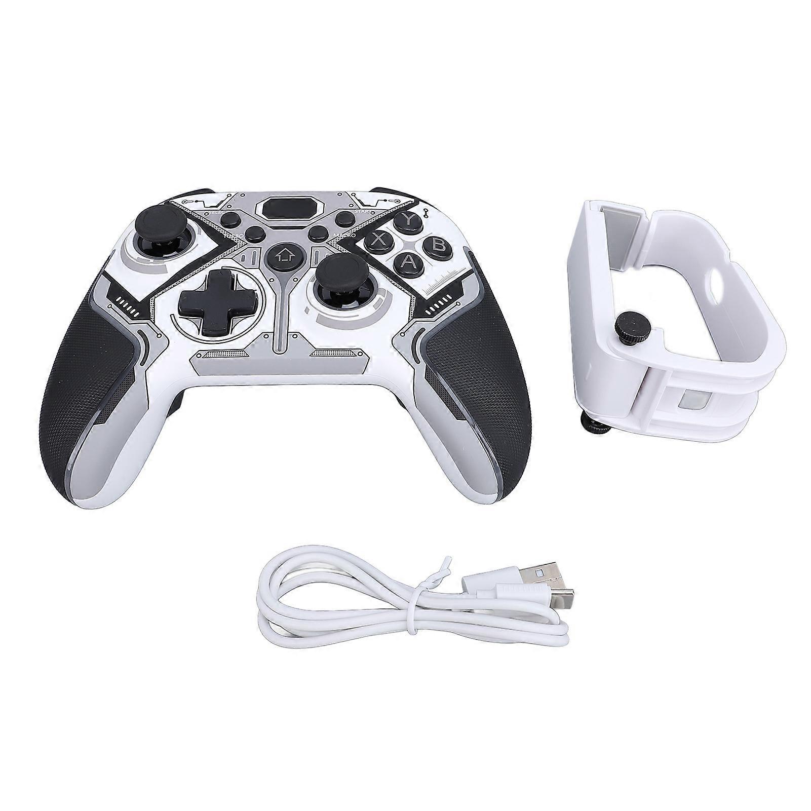 Wireless Gaming RGB Hall Effect Joysticks Triggers Remapping Programmable Button Dual Motor Vibration Bluetooth Game Controller
