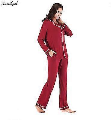New Autumn And Winter Women's Modal Long-sleeved Pyjamas
