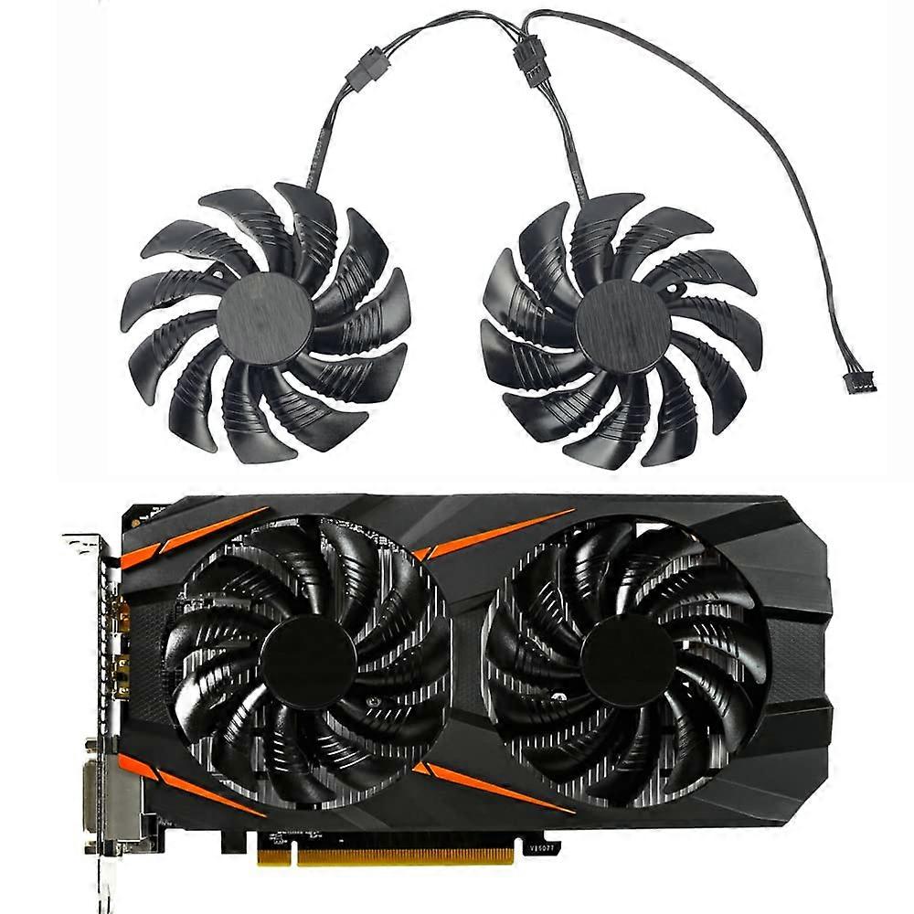4Pin 88mm T129215SU Graphics Card Fans PLD09210S12HH Compatible with GIGABYTE GTX 1050 Ti 1060 Cooling System