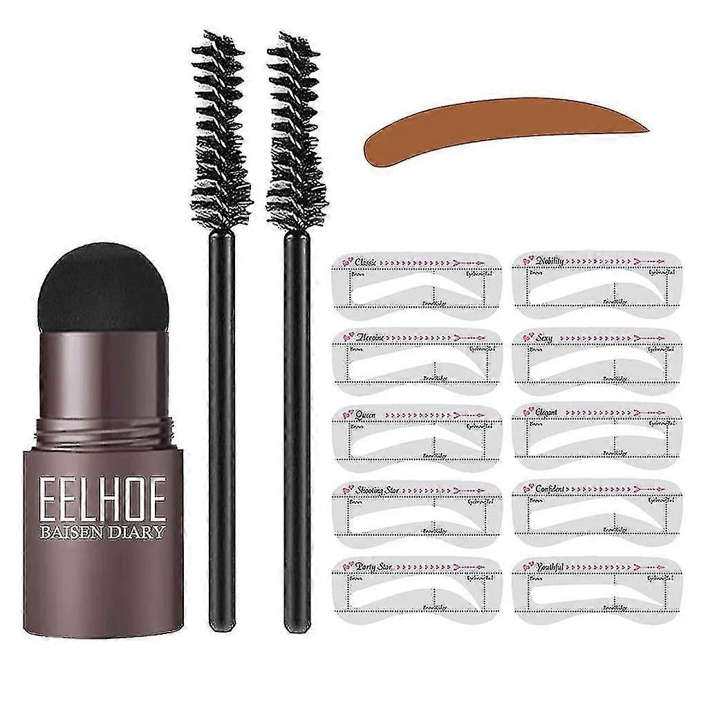 Eyebrows Stamp Waterproof One Step Brow Stamp Shaping Kit Eyebrow Definer
