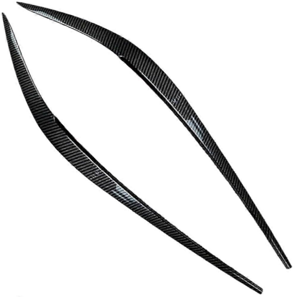 Headlight Eyebrows Eyelids Trim Cover, 2 Pcs Headight Stickers Eyebrow LeftRight, for BMW 3 Series 2019