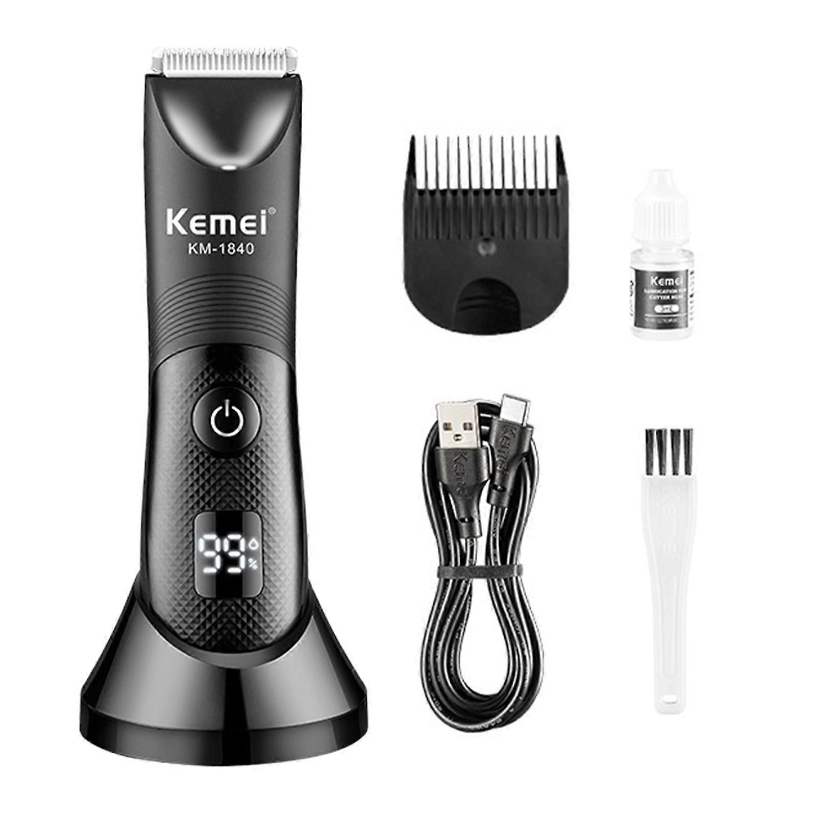 Professional Barber Clippers Waterproof One Button Switch Electric Clipper