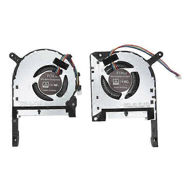 CPU GPU Cooling Fan 4 Pin Good Heat Dissipation Laptop Cooling Fan for Asus TUF Gaming FX505DU for FX505DY for FX505DD CPU GPU Fan