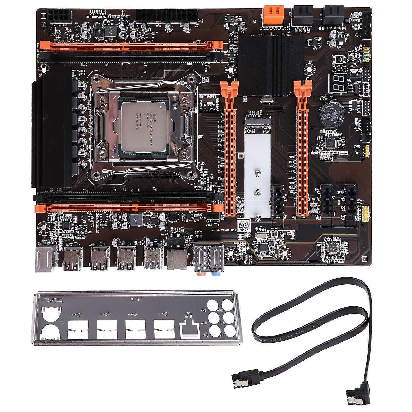 X99 DDR4 Bellek 2DDR4 DIMM Anakart Xeon E5 2620 V3 LGA2011-3 CPU ile Set