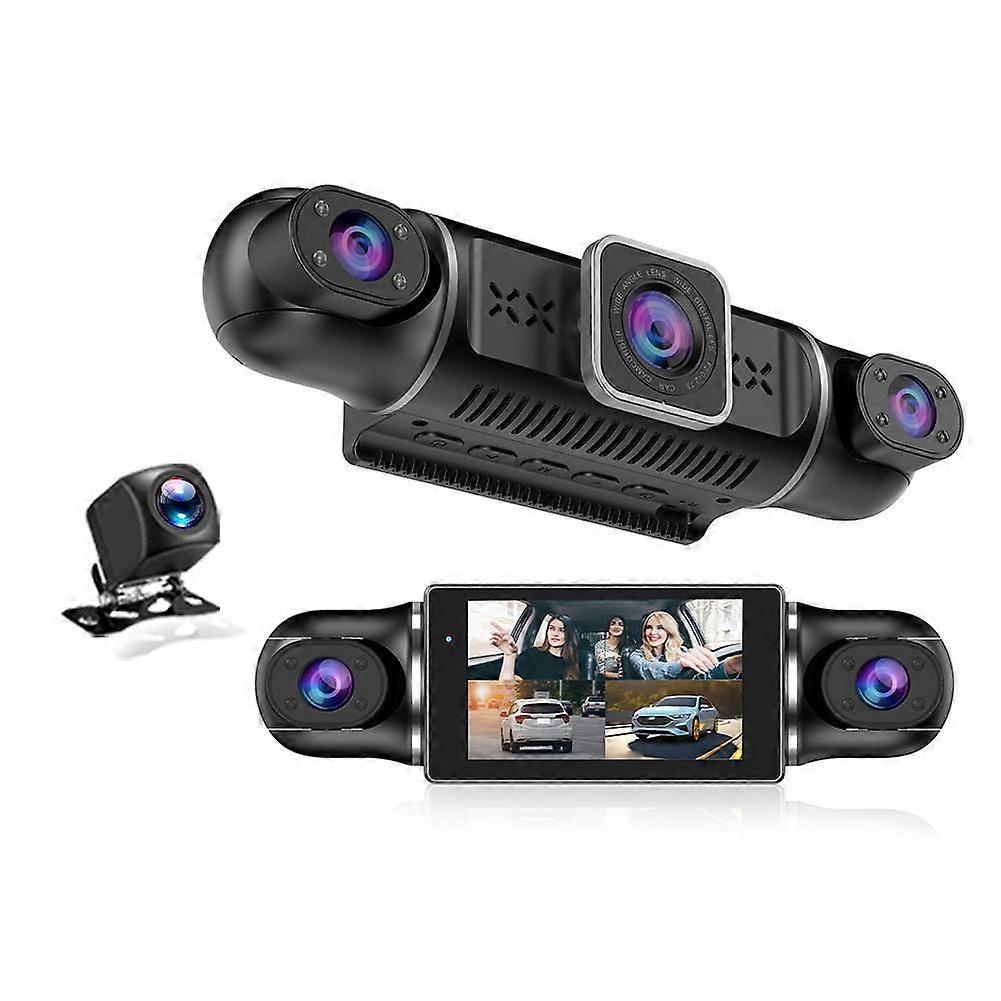 4 canali Dash Cam 360 Dash Camera HD 1080P 4 Lens Registratore di guida
