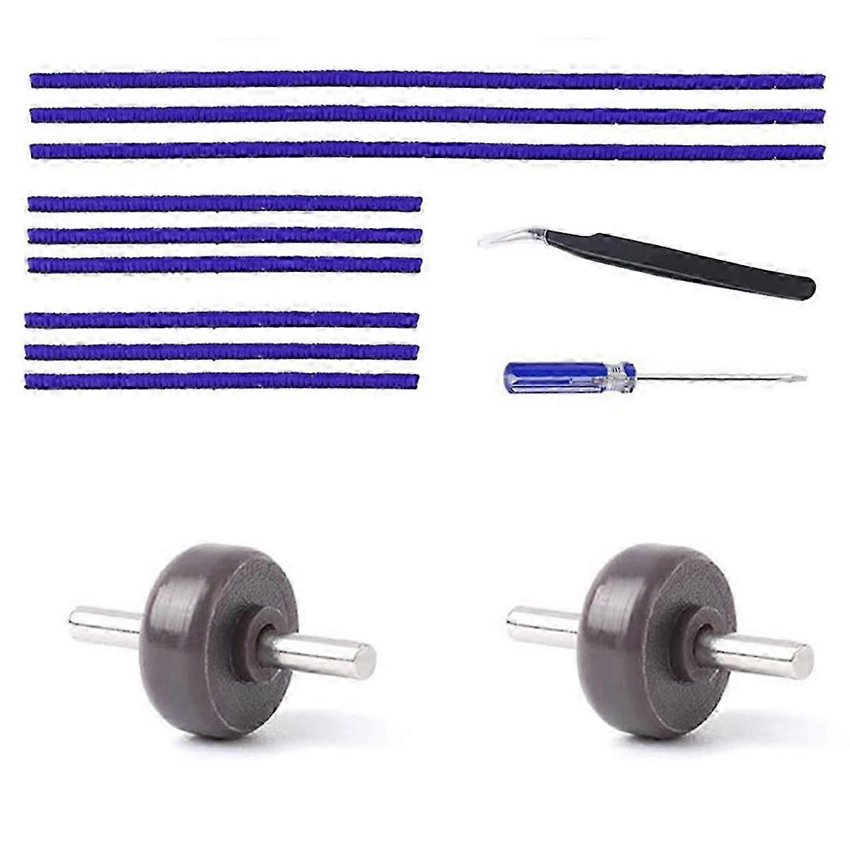 Soft Plush Strips Axle Replacement Casters for  V6, V7, V8, V10, V11 Vacuum Cleaners, Cleaner H