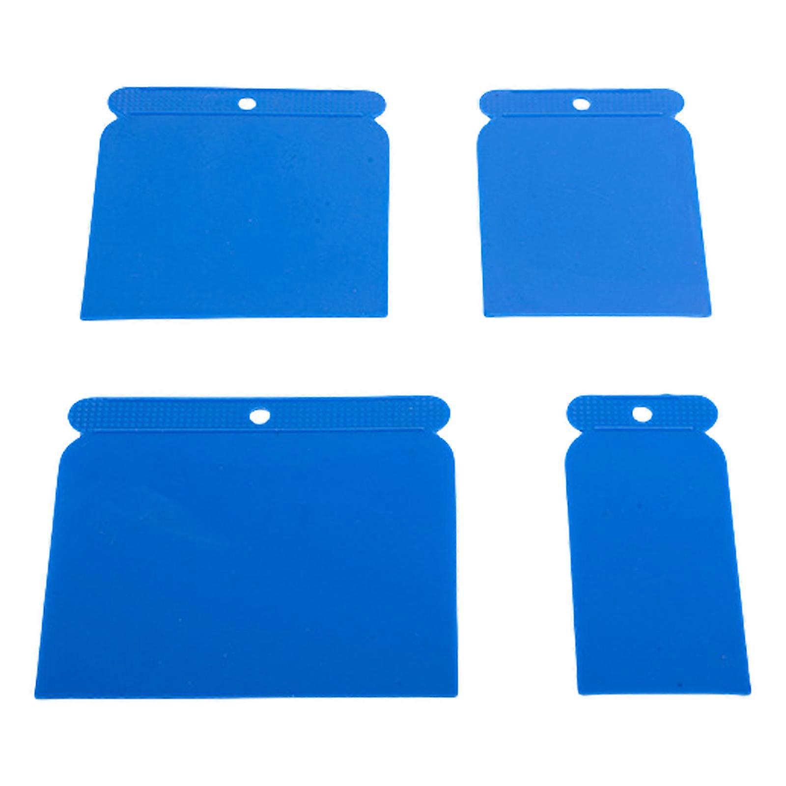 4Pcs Putty Scraper Flexible Plastic Paint Scraper Tool for Spackling Wallpaper Scraper Plastic Spatula Scraper Spackle