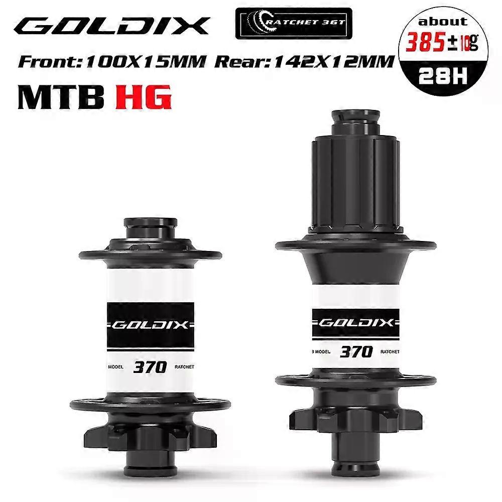 con M370 28H Καστάνια ποδηλάτου 36T Boost Hub J-Bend 6-Bolt δισκόφρενο συμβατό με HG XD MS Adapters - Αξεσουάρ ποδηλάτων