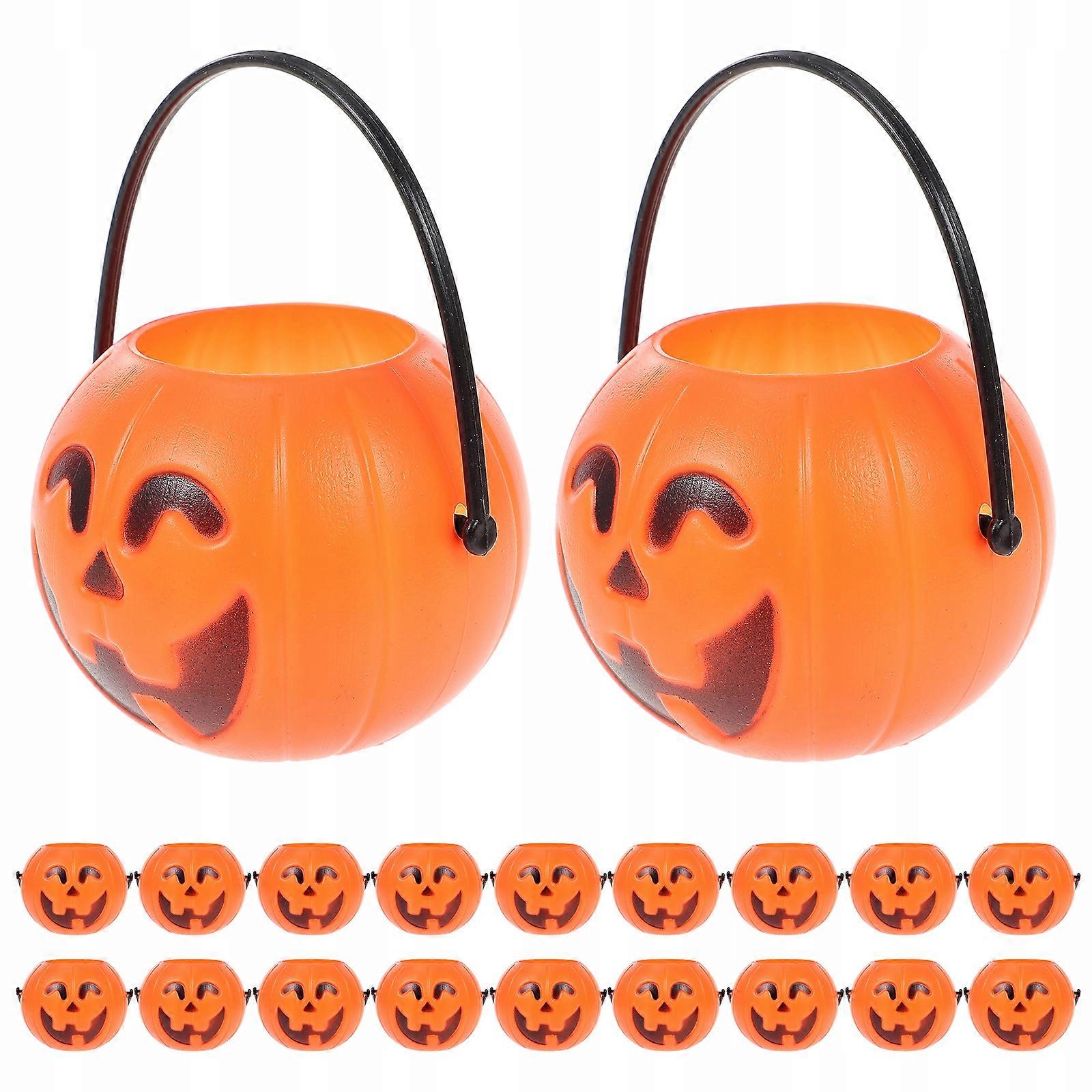 Pumpkin Decorations Prop Lantern Candy Bucket
