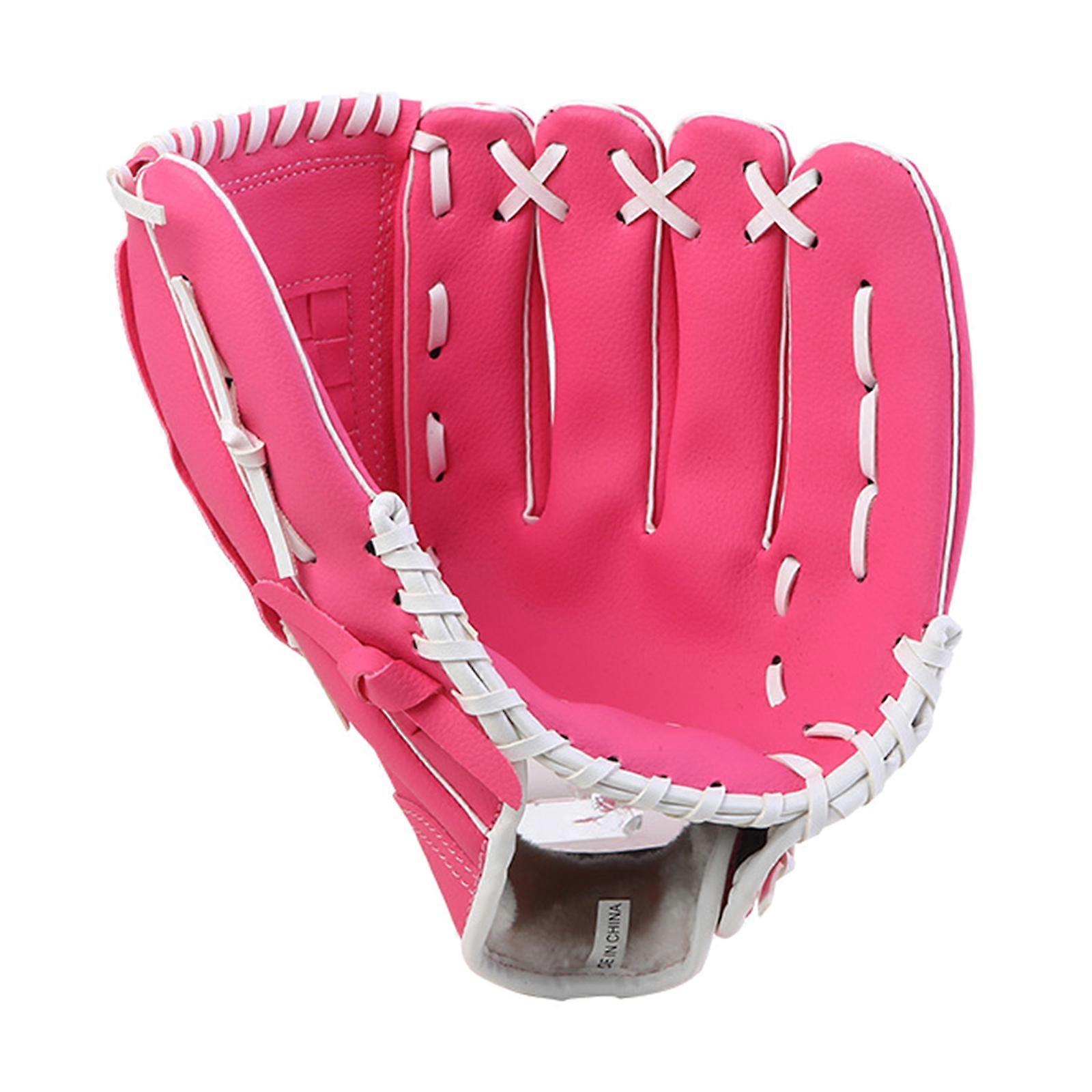 Left Hands Baseball Fielding Gloves for Kids Teen Women Man, Leather Baseball Gloves Softballs Baseball Pitcher Gloves