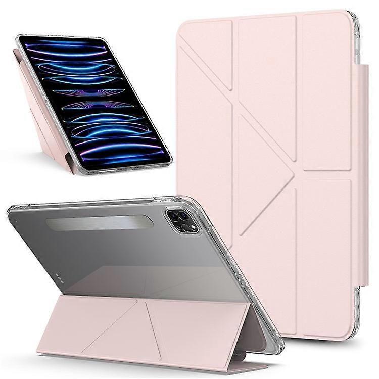 Tablet Case Compatible For iPad Pro 11 (2022) / (2021) / (2020) Stand Magnetic Detachable PU Leather Cover with Auto Wake /