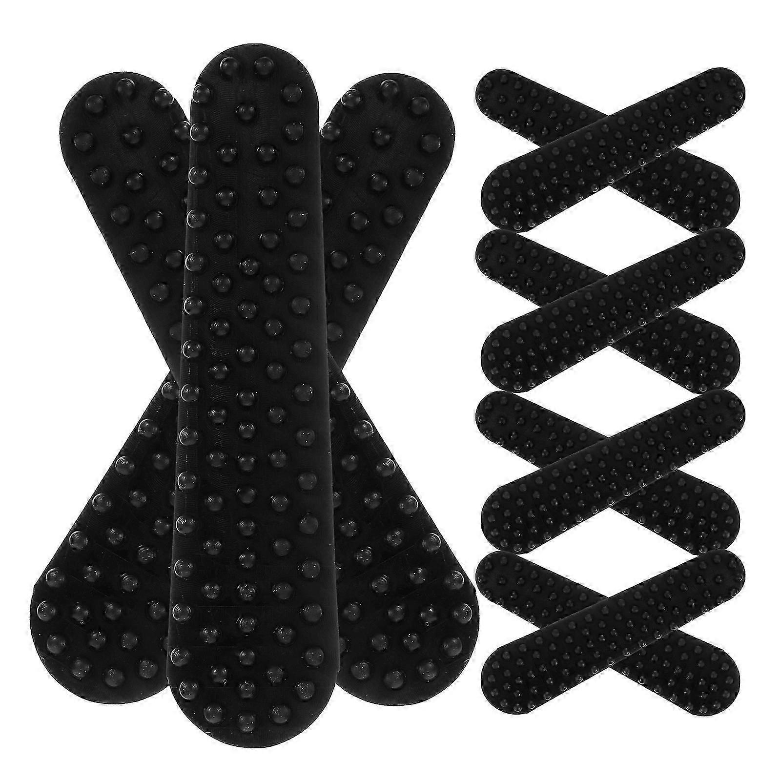 100 stücke Nicht-slip Kleiderbügel Griffe für Holz Kleiderbügel Kleiderbügel Grip Klebstoff Kleiderbügel