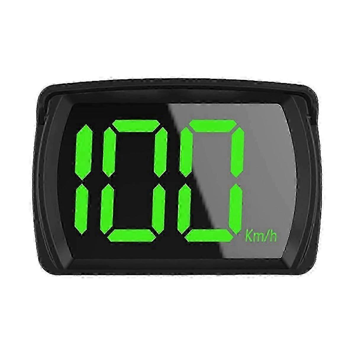 Universal Digital GPS Speedometer Reminder Meter HD LCD Display Plug and Play Big Font for All Vehi