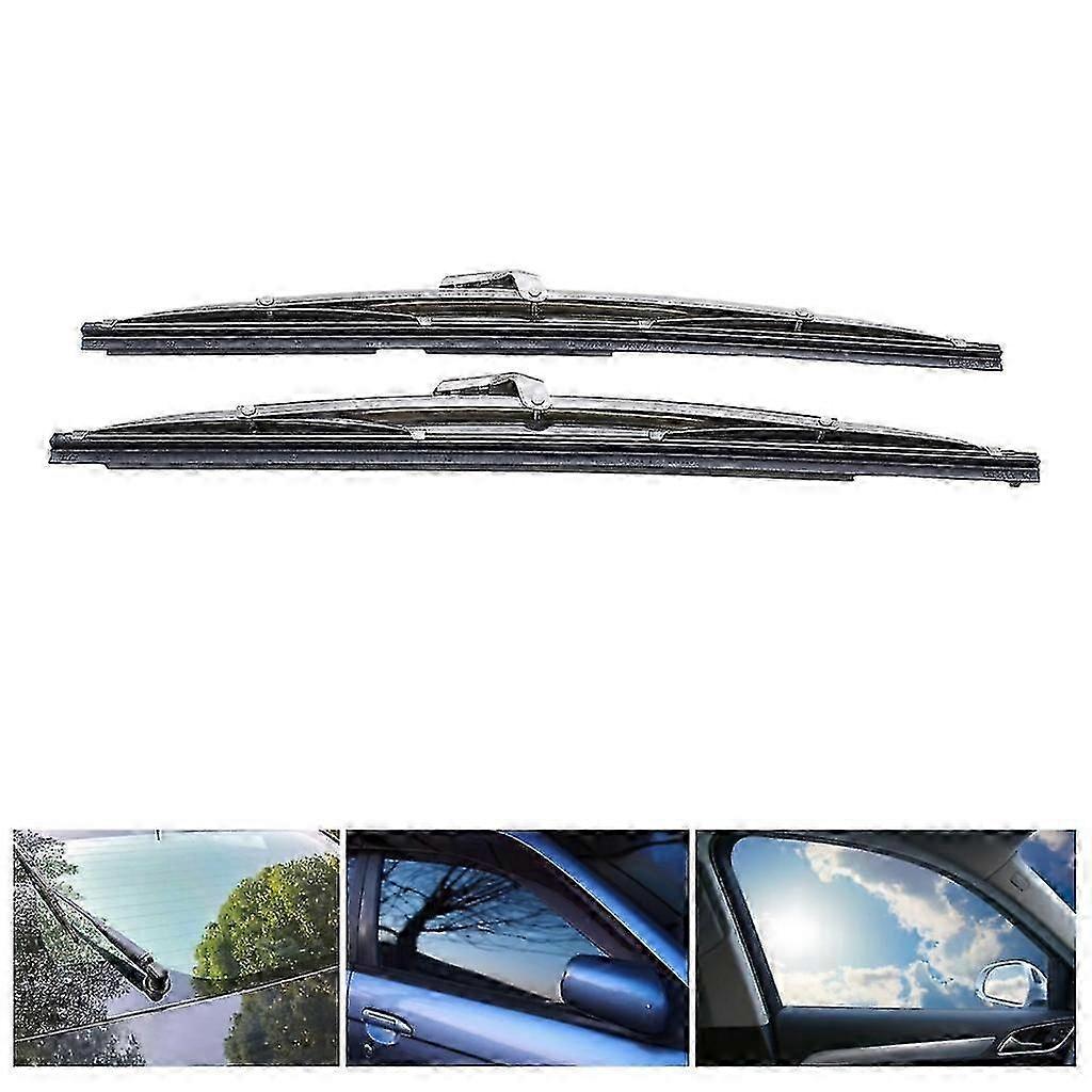 Windshield Wiper Arm & Blade Set For 1954-1956 Buick - Matched Stainless Steel Pair