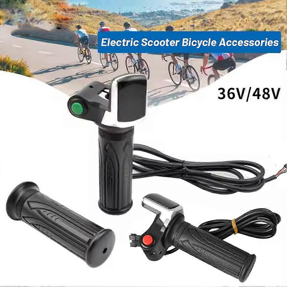36V (red button) (A)$ Electric scooter bicycle accessories 36V48v red green button universal handlebar