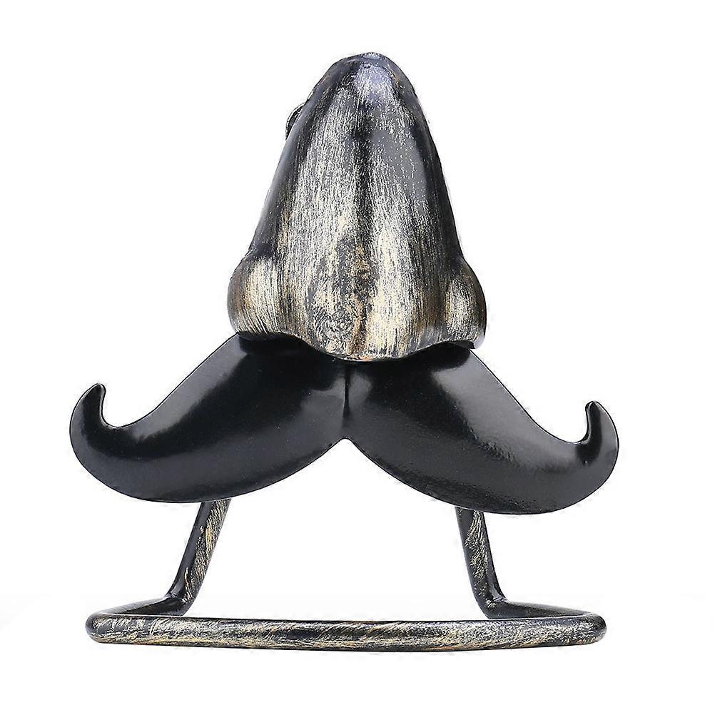 1pc Eyeglass Holder Creative Beard Nose Glasses Storage Rack Desktop Ornament