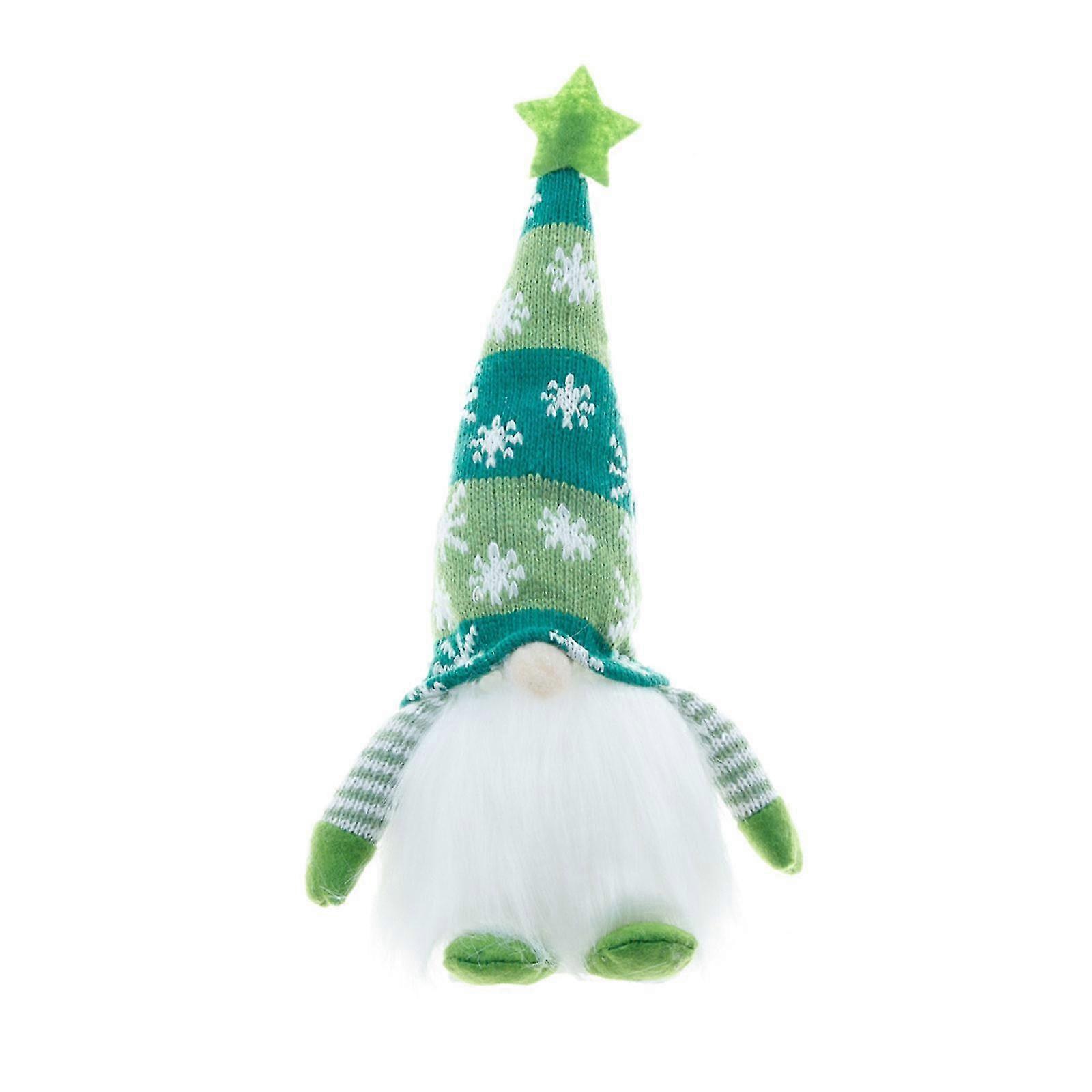 Faceless Dwarf Rudolf Plush Doll - Green Lamp