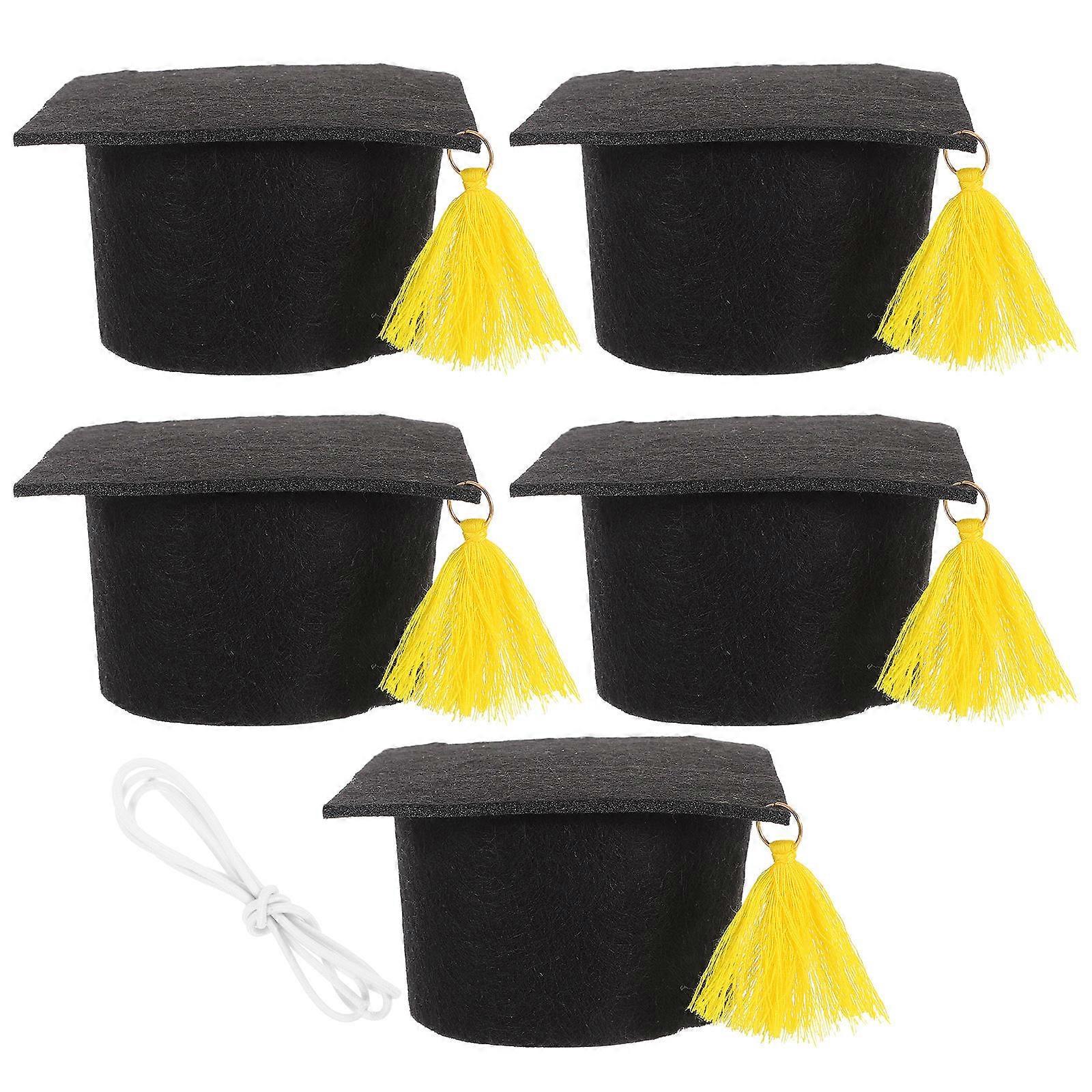 Party Supplies Featuring Tiny Grad Caps for DIY Decorations and Event Props