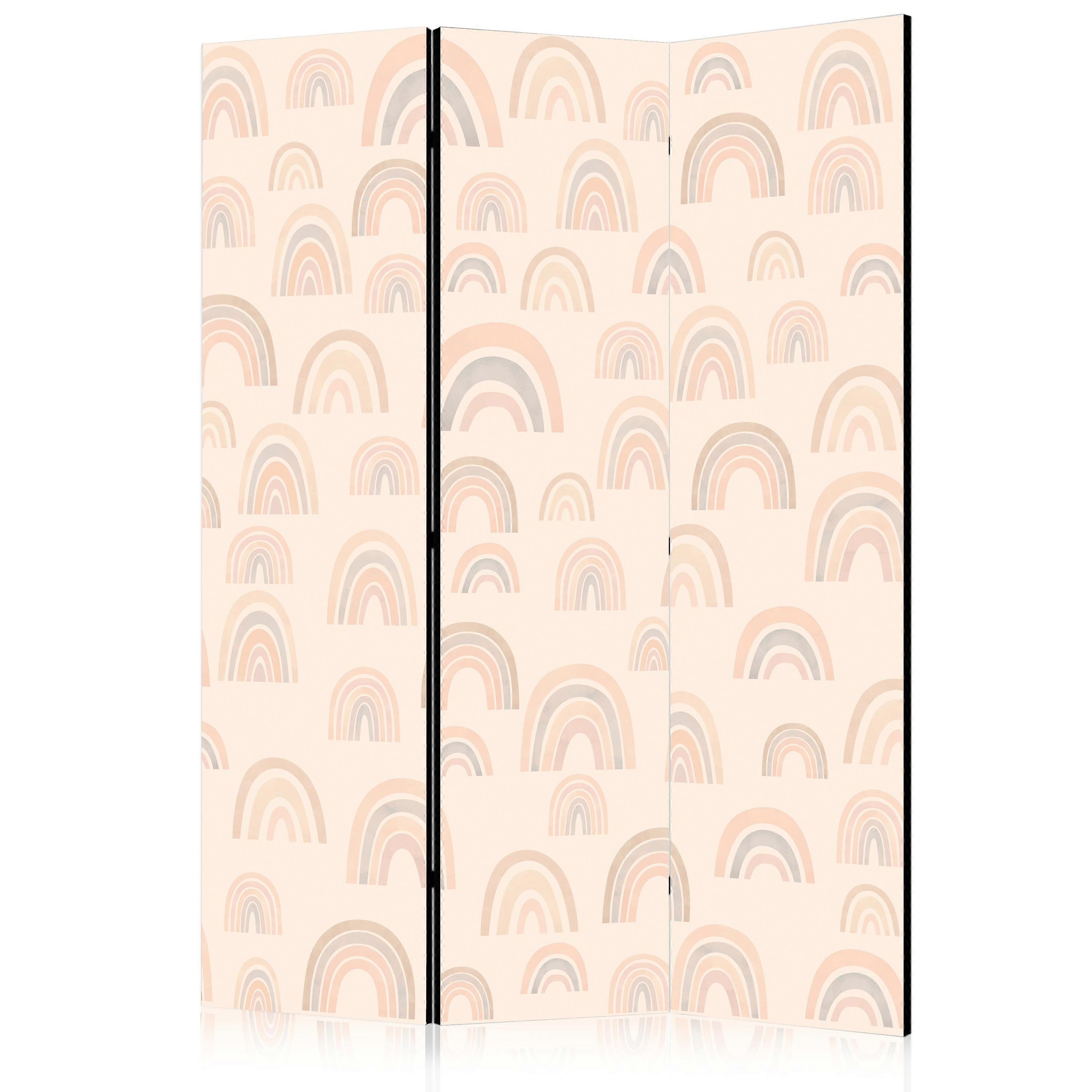 Screen - August sky - rainbows in different sizes in muted colors