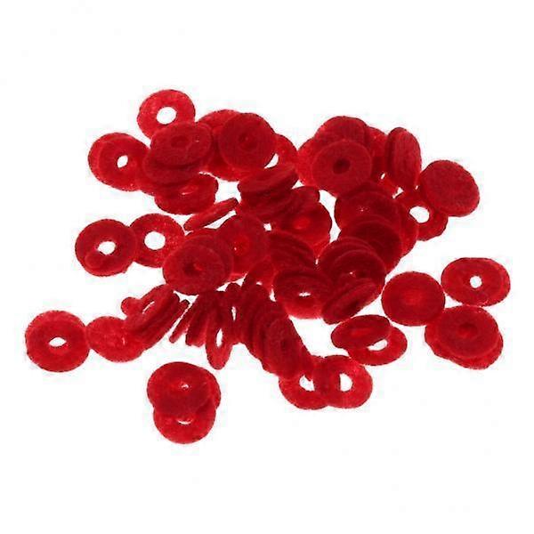 2- 1 Piece Small Piano Balance Front Rail Punchings Piano Tuning Tool Red