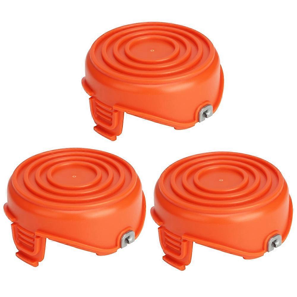 3Pcs Spool Cap for Black & Decker GH750 GH710 GH700 Lawn Mower, DF-065-BKP RC-065-P&90517175