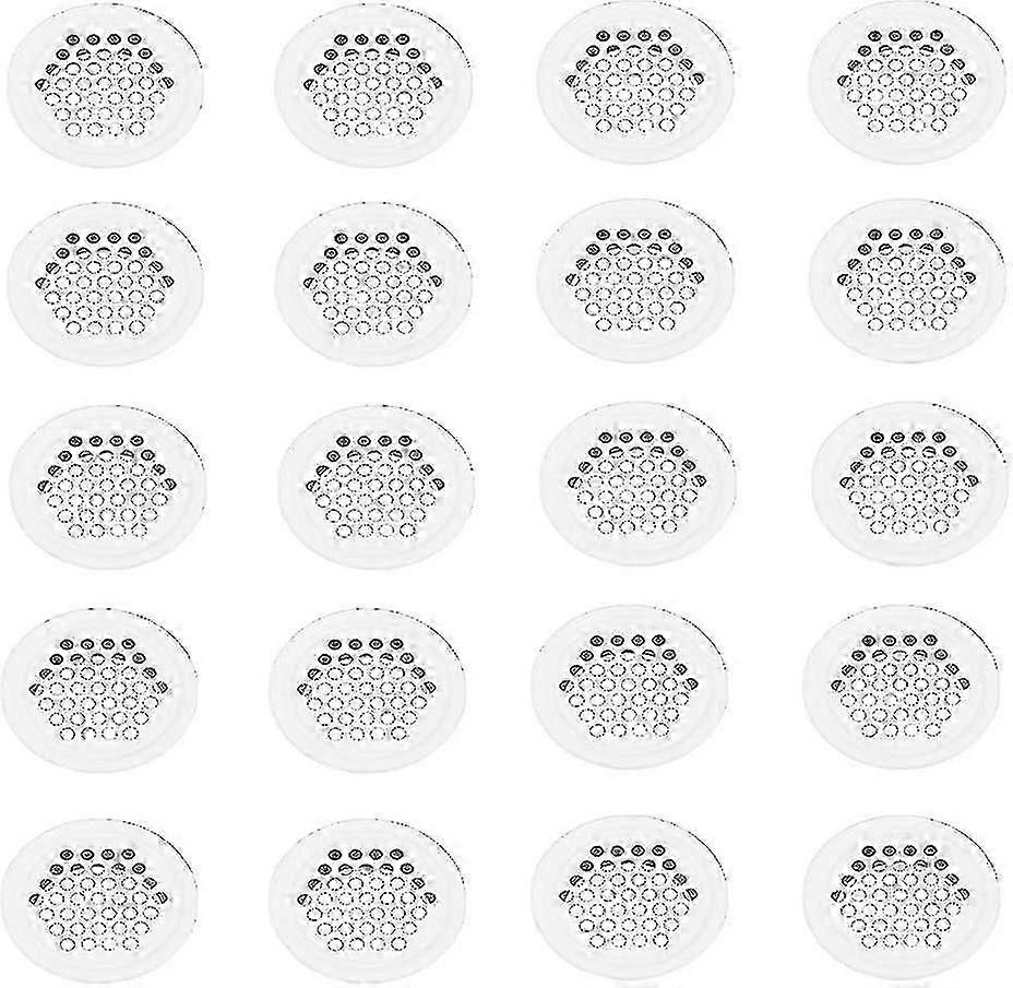 20個35mmステンレス鋼丸型白色エアベントカバー、換気用穴付き