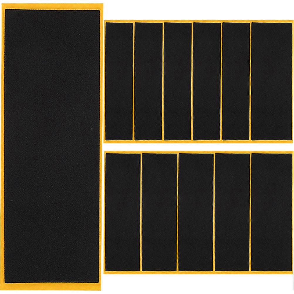 The **12pcs Foam Grip Tape** is a set of adhesive grip pads designed specifically for **fingerboards**, which are miniature skateboards used for