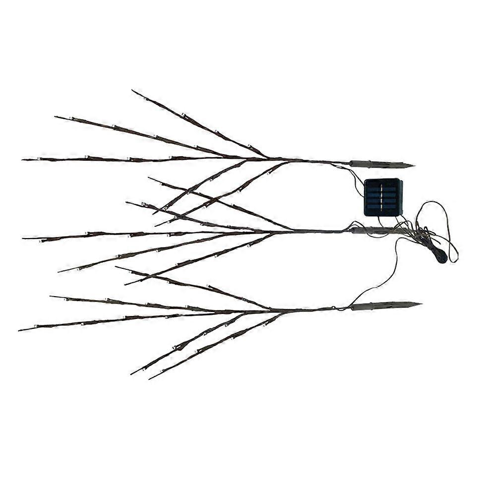 Solar Christmas Tree Branches, Modern Lighting Props for Indoor Decor