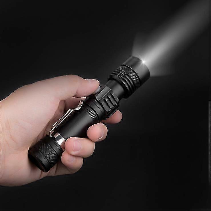 Rechargeable Tactical Flashlight Led Flashlights High Lumens Pocket-Sized Flashlight