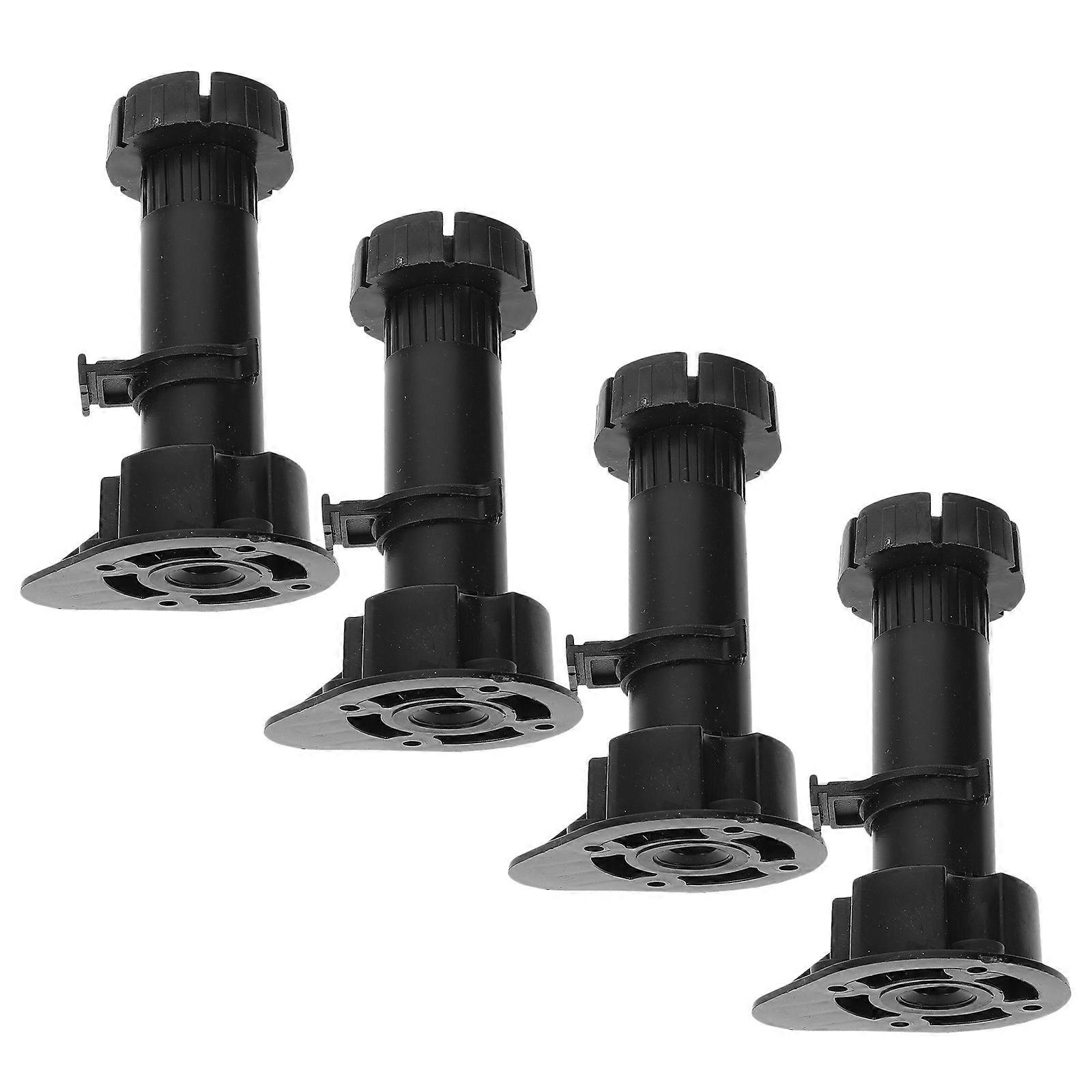 Stable Support Table Legs Adjustable Height For Furniture Assembly ABS Material 4Pcs