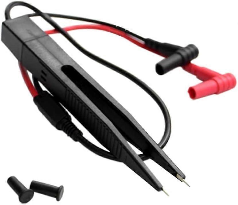 SMD Test Clip Probe Tweezers – For Resistor, Capacitor, Inductor & Multimeter