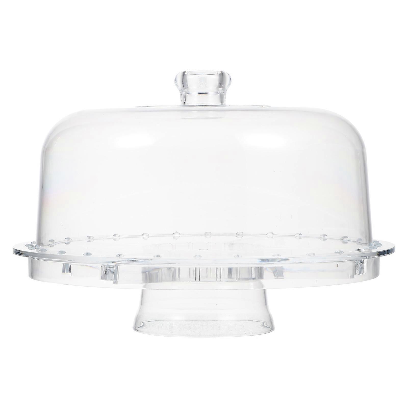 Pastry Tray With Lid Cake Platter With Lid Business Owners Elegant Design 308X308X22Cm 1Set