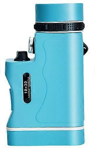 10x30 binoculars for adults and children, FMC multi-layer broadband coating, BAK4 prism, Blue
