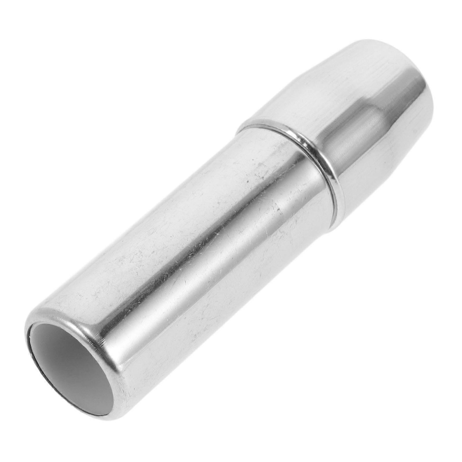 Tension Curtain Rod Connector Stainless Steel Pipe Adapter Extendable Outer Lock Curtain Rods 1Pack