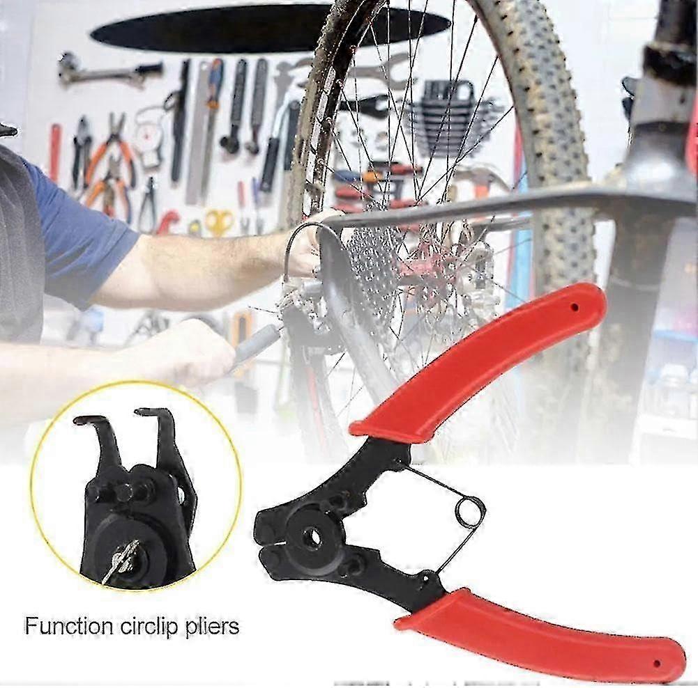 4 In 1 Circlip Pliers Set with Removable Heads