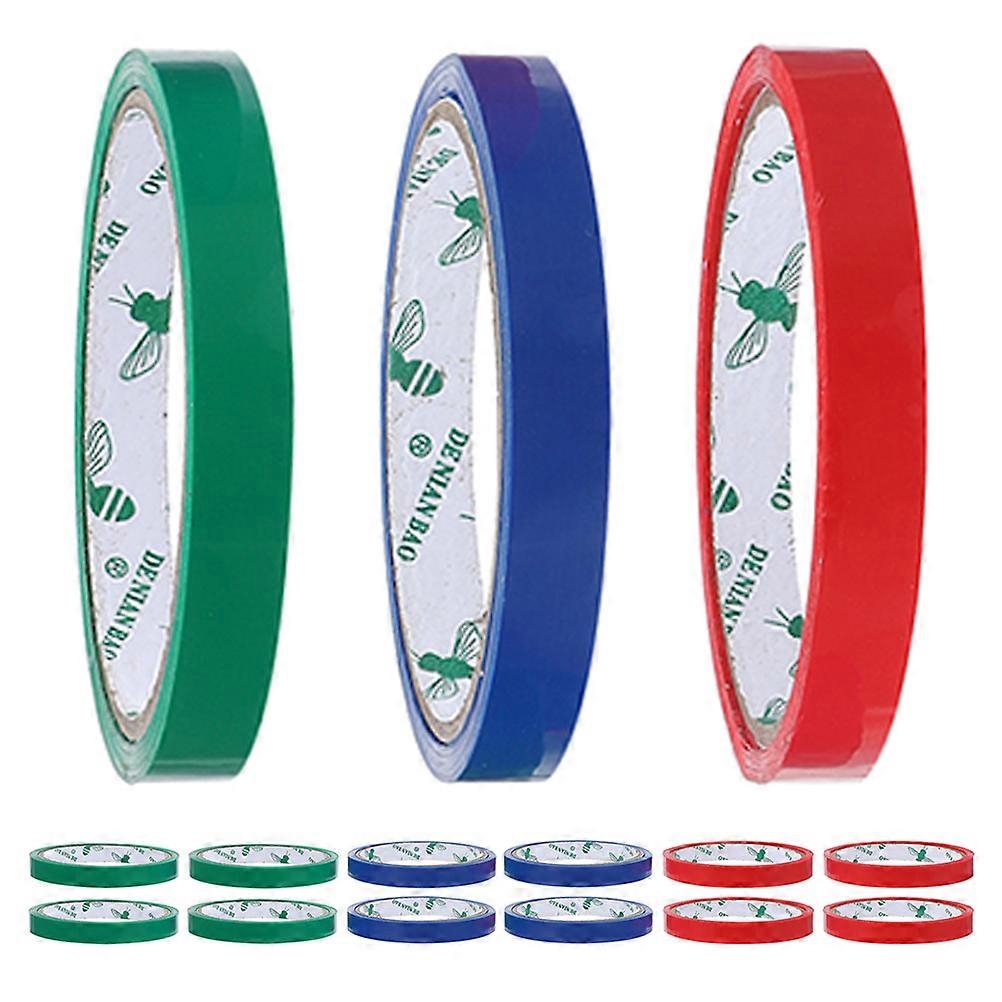 Seal Tying Tape Packaging Bag Sealer Mailing Assorted Color 15 Rolls per Pack
