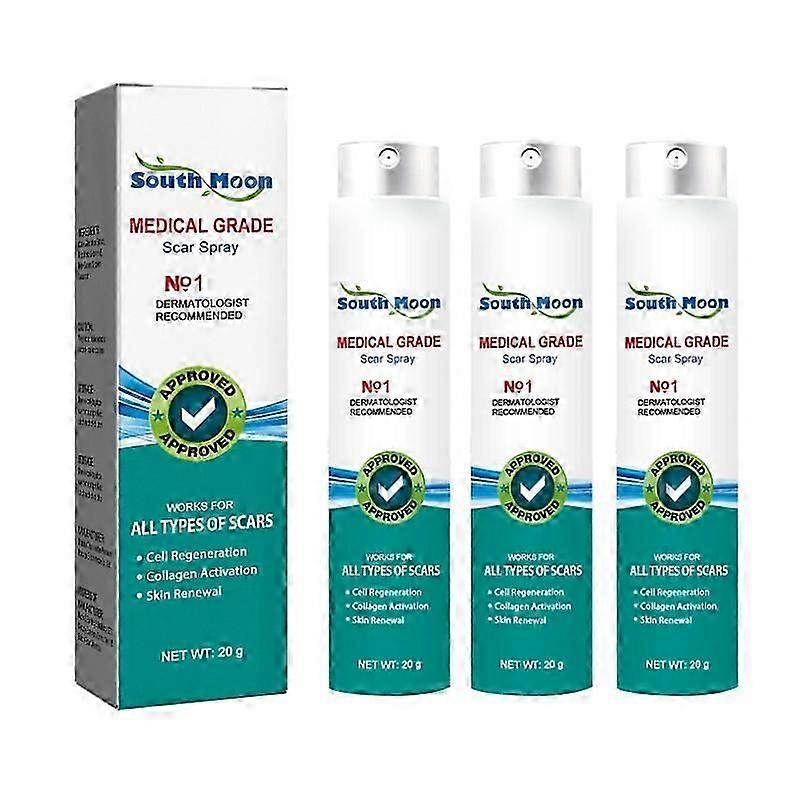 1/2/3PCS Scar Remove Advanced Spray For All Types Of Scars, Especially Acne Scars, Surgical Scars And Stretch Marks 20g