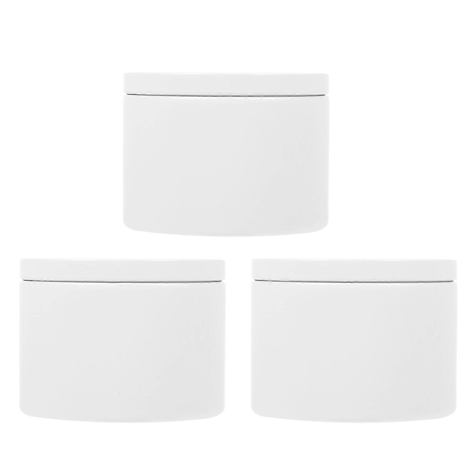 Small Containers Cylinder Candle Containers Aromatherapy Candle Making 3Pcs