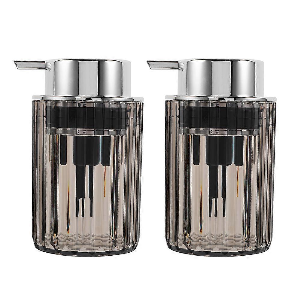 Leakproof Controlled Usage Refillable Soap Dispensing Bottle Aesthetic Kitchen Sink Shampoo Liquid For Households 2Pcs