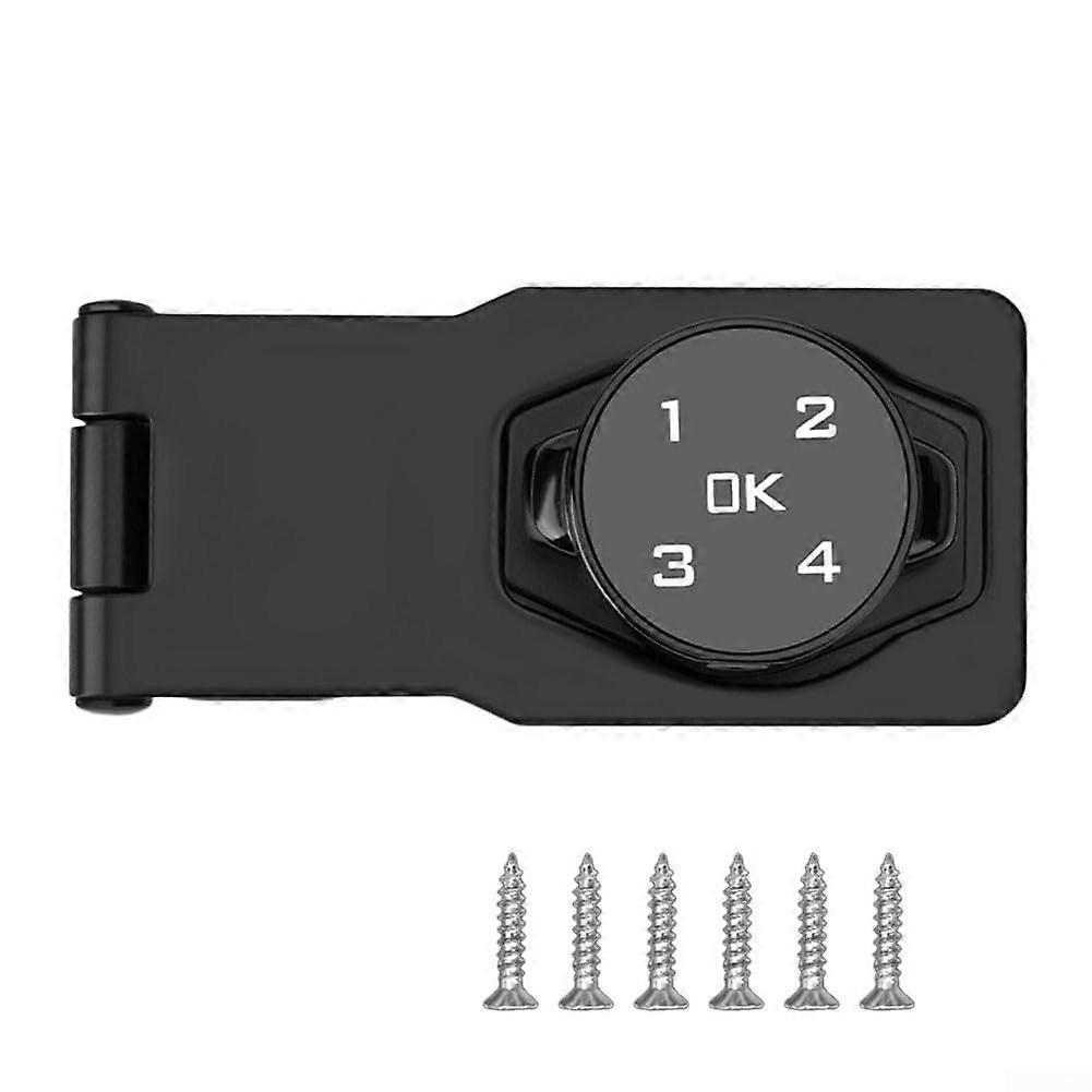 Innovative Keyless Cabinet Lock with Durable Features for Enhanced Security Measures, Black Color