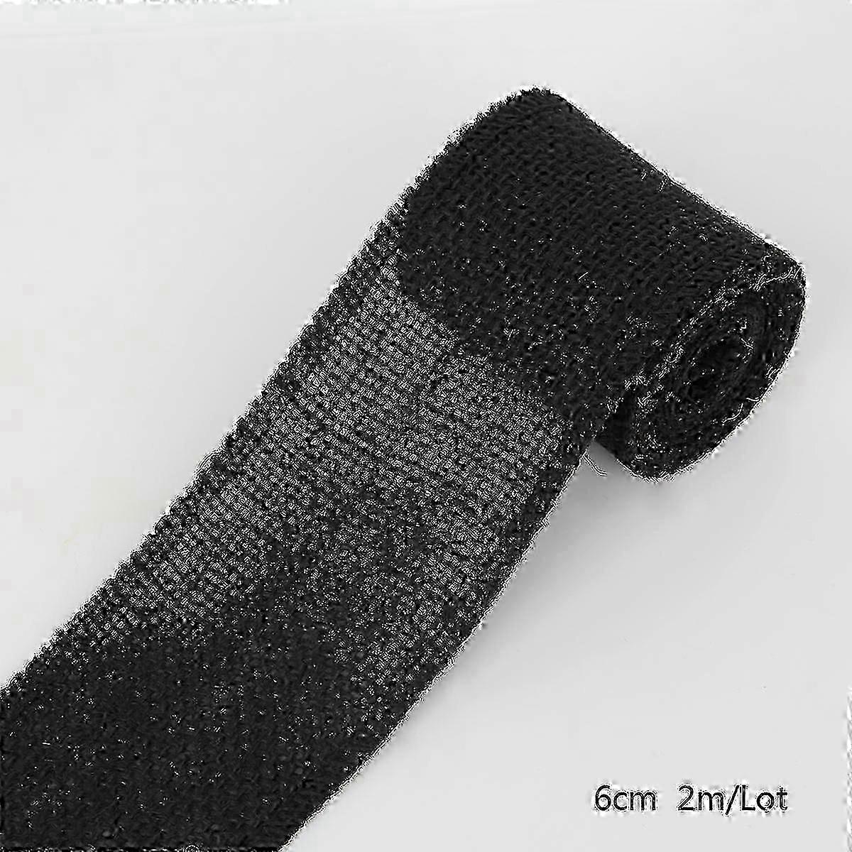 2m Width 6cm Colorful Natural Jute Burlap Ribbon Jute Fabric Roll Hessian Ribbon Trims Tape Rustic W