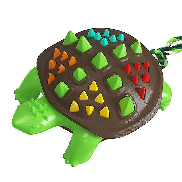 Meows Dog Chew Toys Toothbrush Turtle Shape Rub And Clean Tooth Remove Calculus Dulable Licking Bite