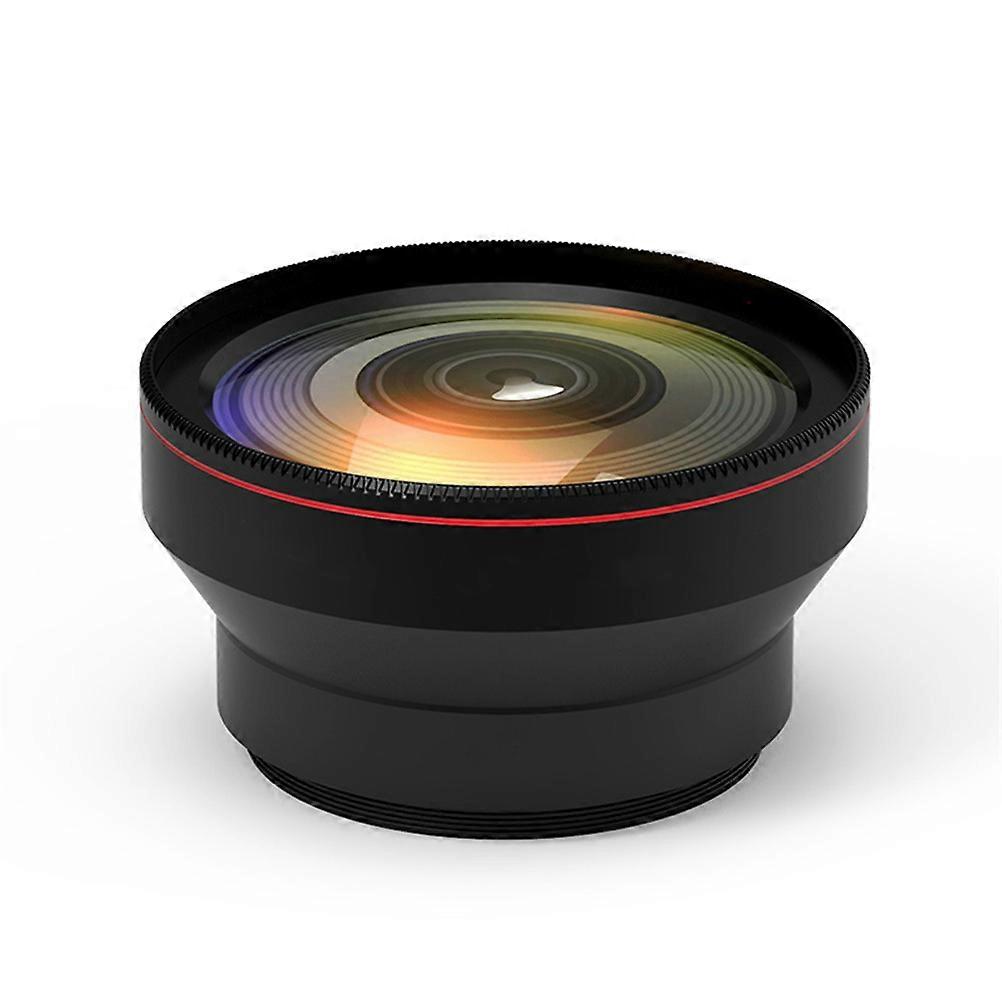 Mobile Phone Lens Clip 0.45X Super Wide Angle Lens 12.5X Macro Lens Black 1 Smartphone Camera Photography 1Set