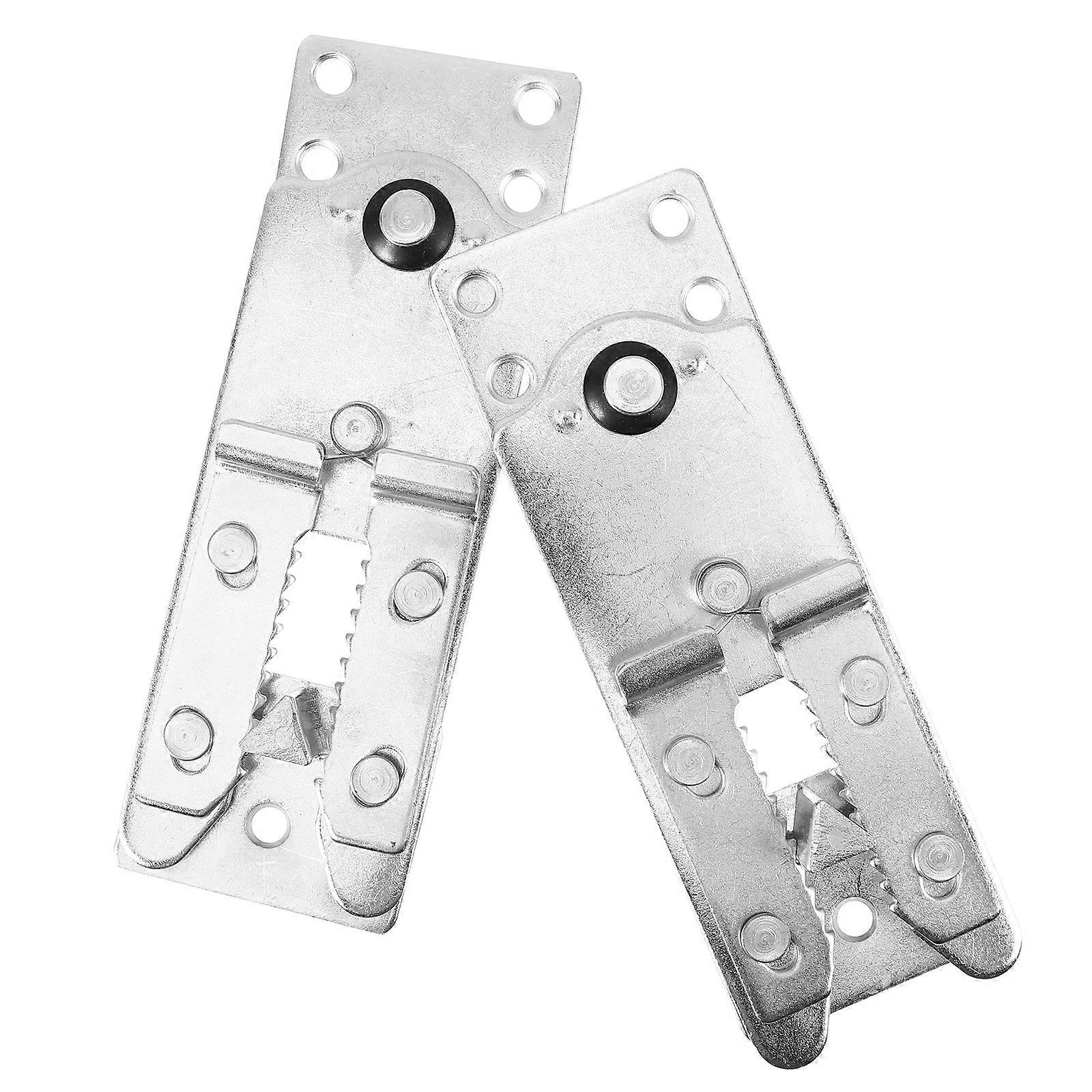 Connector Fasteners for Sectional Sofa Sectional Sofa Connectors Furniture Assembly Silver 6.3X2.2X0.8in Connecting 2Pcs