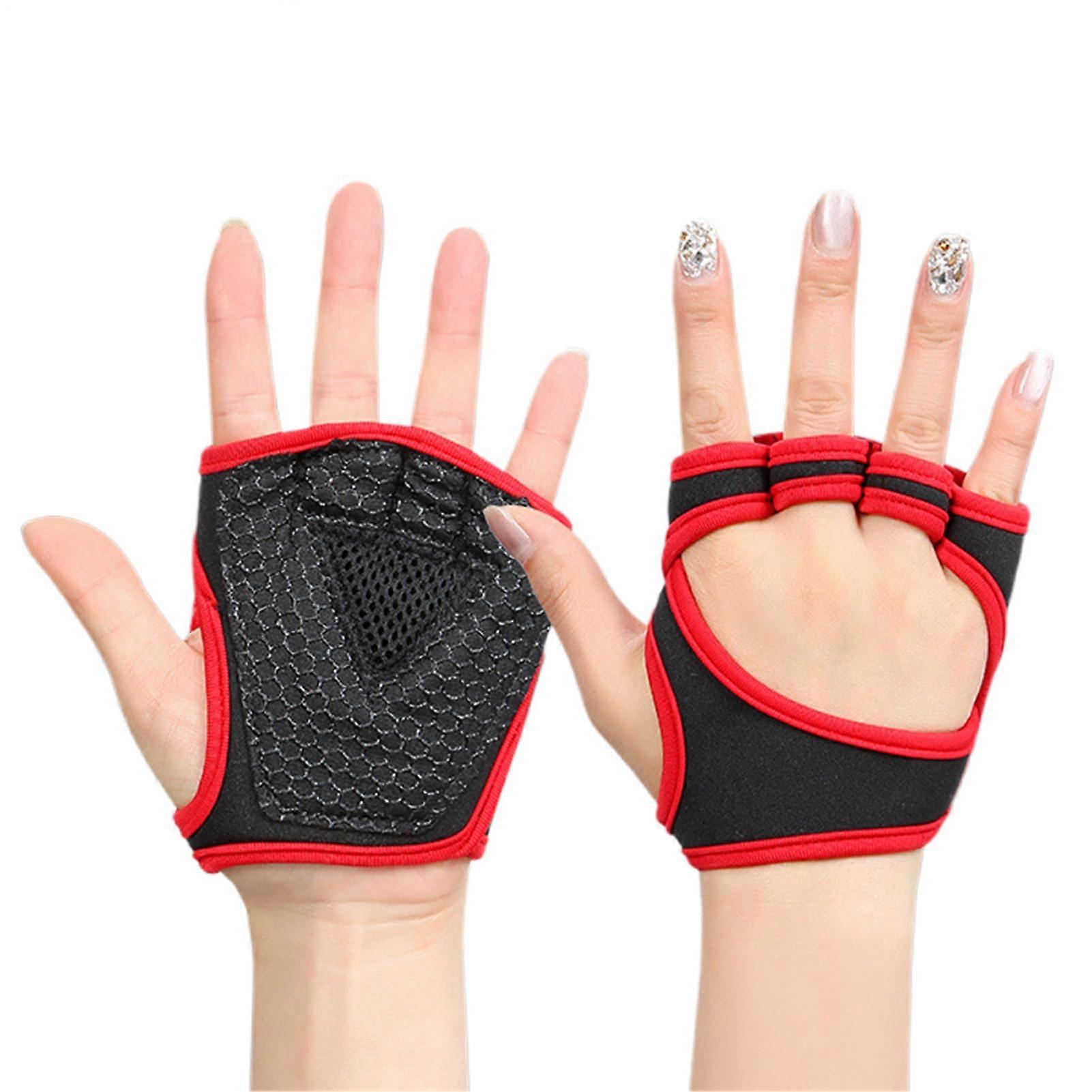 Training gloves for women, weightlifting gloves, breathable halffinger fitness gloves