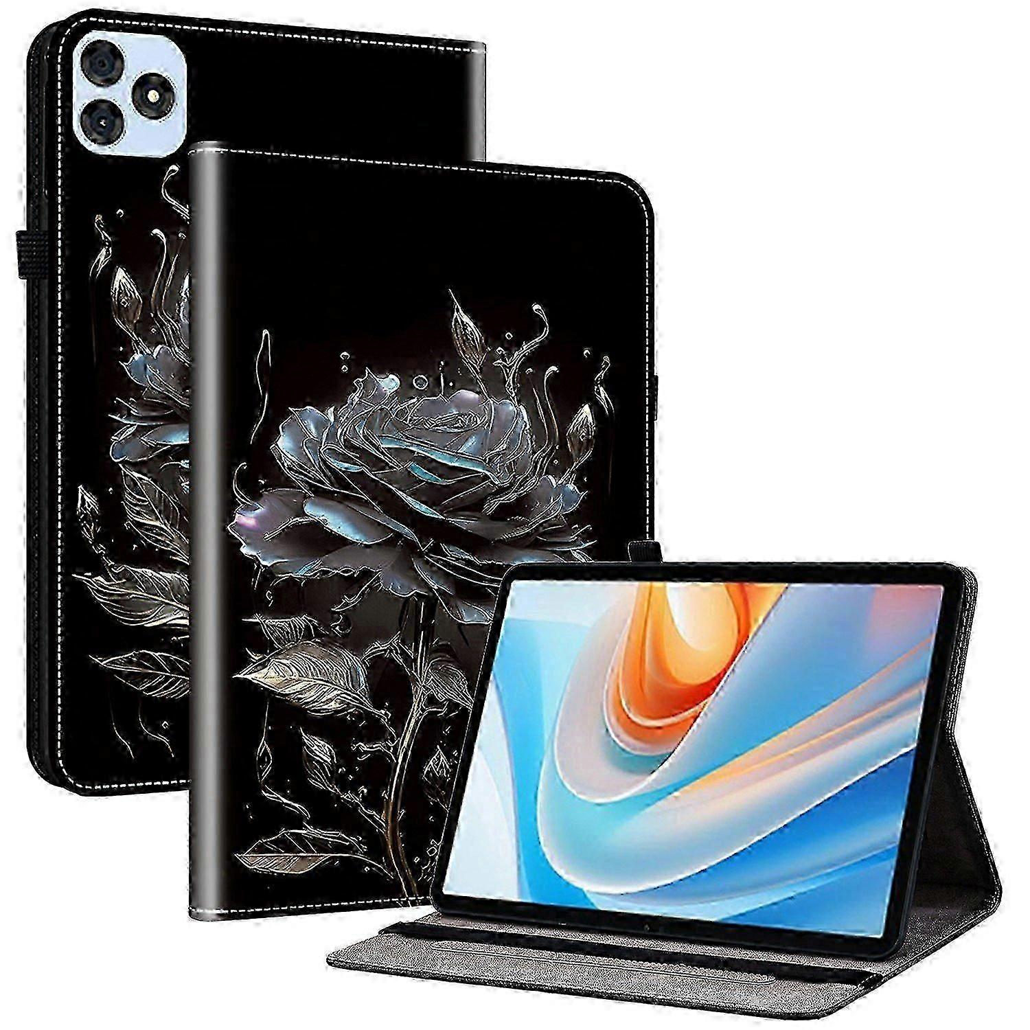 Promotional AS For itel VistaTab 30 Leather Case Pattern Printed Stand Tablet