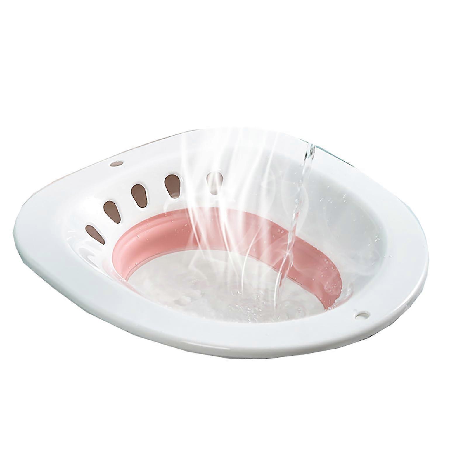 Folding Sitting Pool with Conditioner, Hemorrhoids and Postpartum Care Sitting Bath for Soothing and Cleansing Vagina and Perineum Ref: 9628